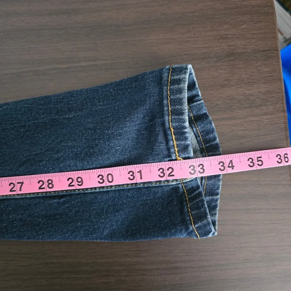 Levis 510 Skinny Fit Jeans Mens 34x34 Dark Wash Indigo Stretch‎ Denim 05510-0721